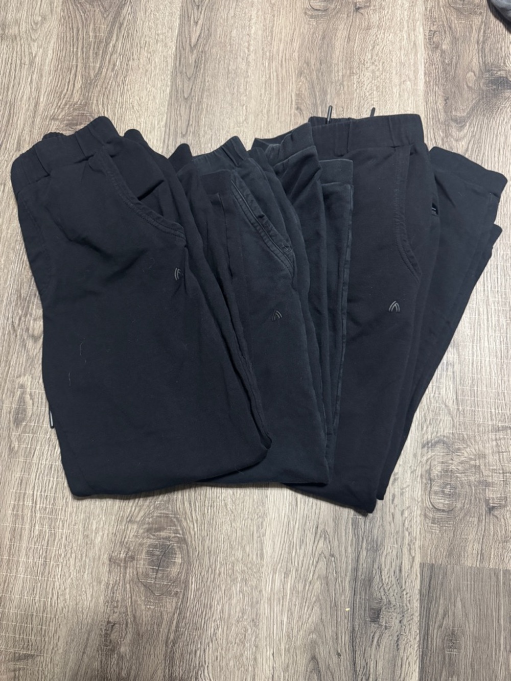 Ash & Erie Men's Black Jogger Sweatpants Bundle of 3 - Comfortable Everyday Wear